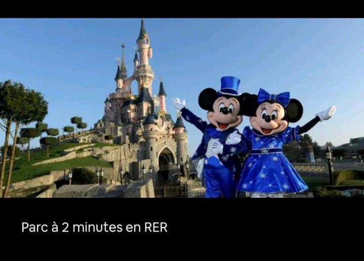 Appartement Disneyland Paris Val D'Europe La Vallee Village Parking 500M Gare Val D'Europe Montevrain Ngoại thất bức ảnh